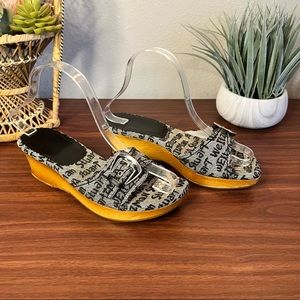 Stuart Weitzman Chunky Platform Clogs